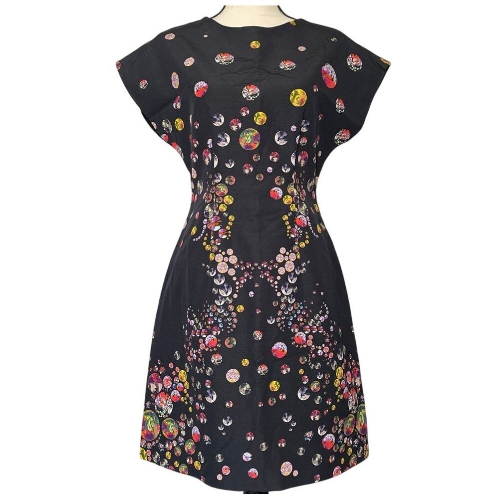 Cynthia Rowley Hourglass A-Line Cocktail Dress Size 2 / 4 Knee Length Whimsical